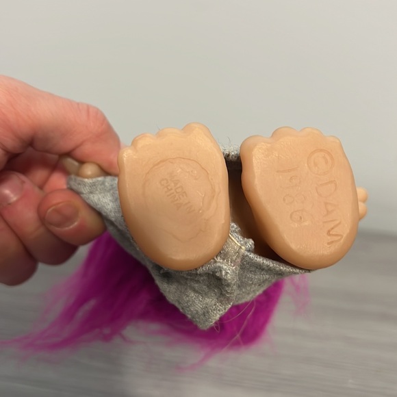 Vintage Dam Troll with Bats over Baseball Shirt, 1986 - Picture 3 of 5